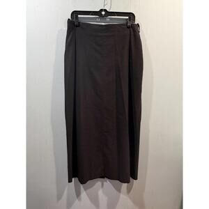 Womens Celia Long Skirt Size 10 Black Back Zip